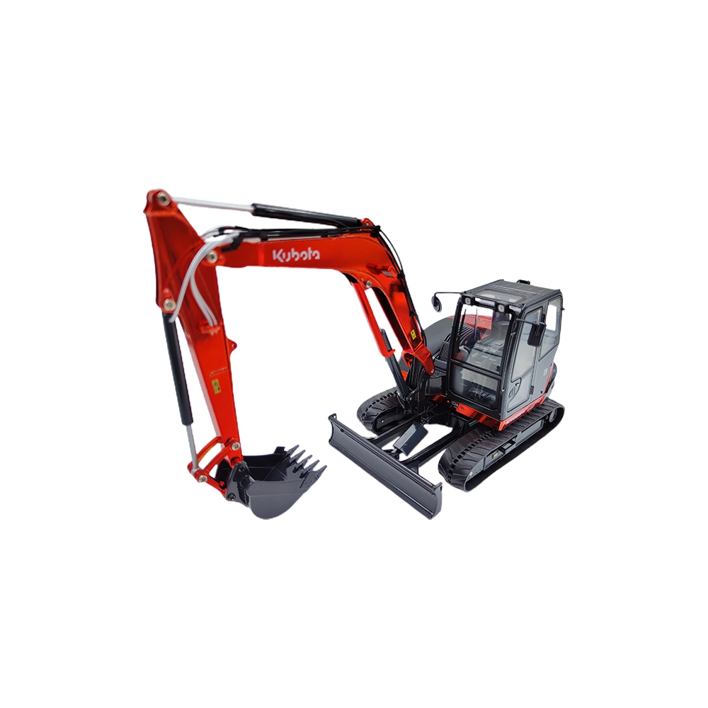 1:24 Kubota KX085-5 -metallic red color