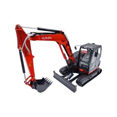 1:24 Kubota KX085-5 -metallic red color